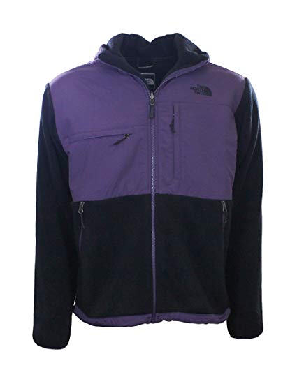 The North Face Recycled TNF Black Dark Grape Denali Hoodie